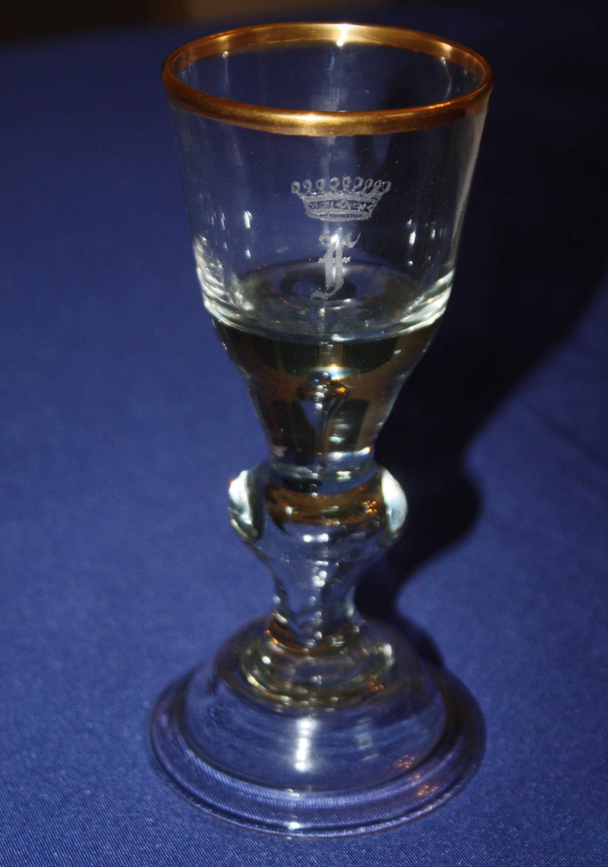 Antikes Weinglas 18. Jahrhundert