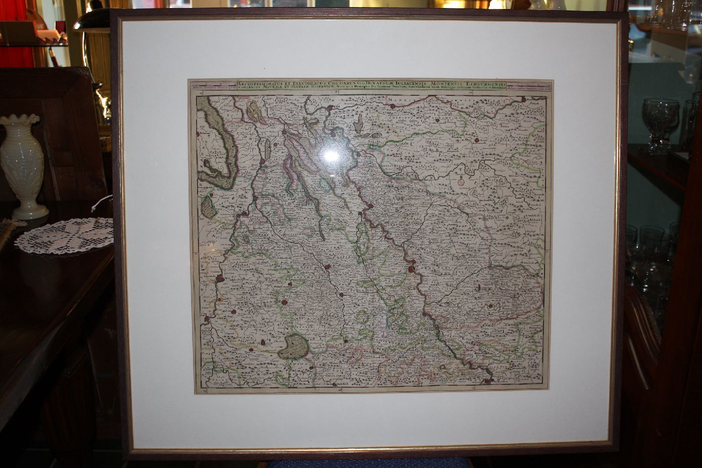 Justus Danckerts Landkarte