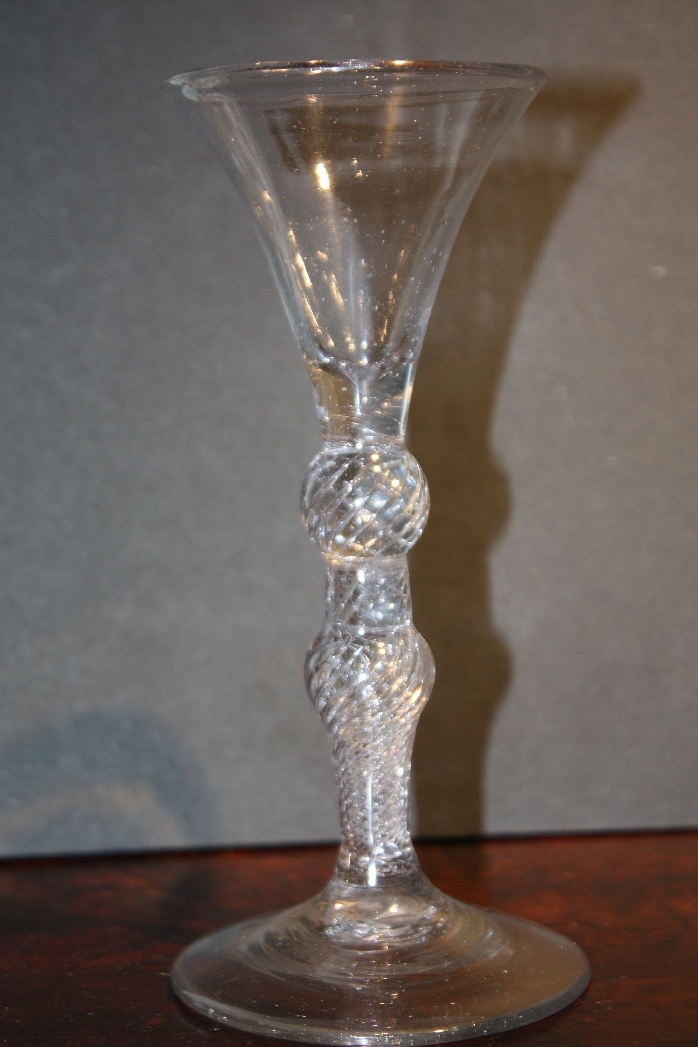 Fadenglas, Sektglas, englisch, 18. Jahrhundert